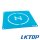 LKTOP Landepad faltbar & wasserfest 100 x 100 cm