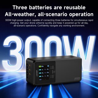 LKTOP 300W - Matrice 4D series - 3fach Lader