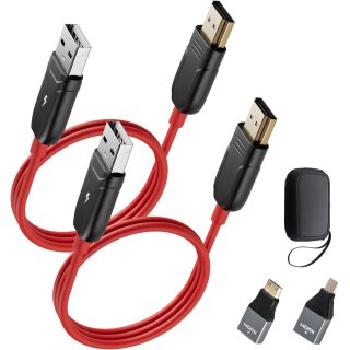 FEELWORLD WSP-2 HDMI Extender Kit  164FT Range Wireless HDMI Sender und Empfänger Extender