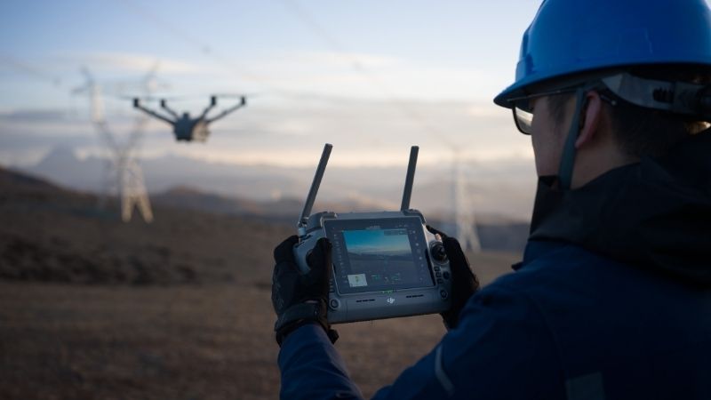 DJI Matrice 4D im Dock
